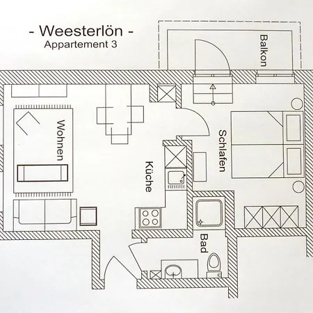 公寓 Boetticher Str. 9, W3, Weesterloen 韦斯特兰
